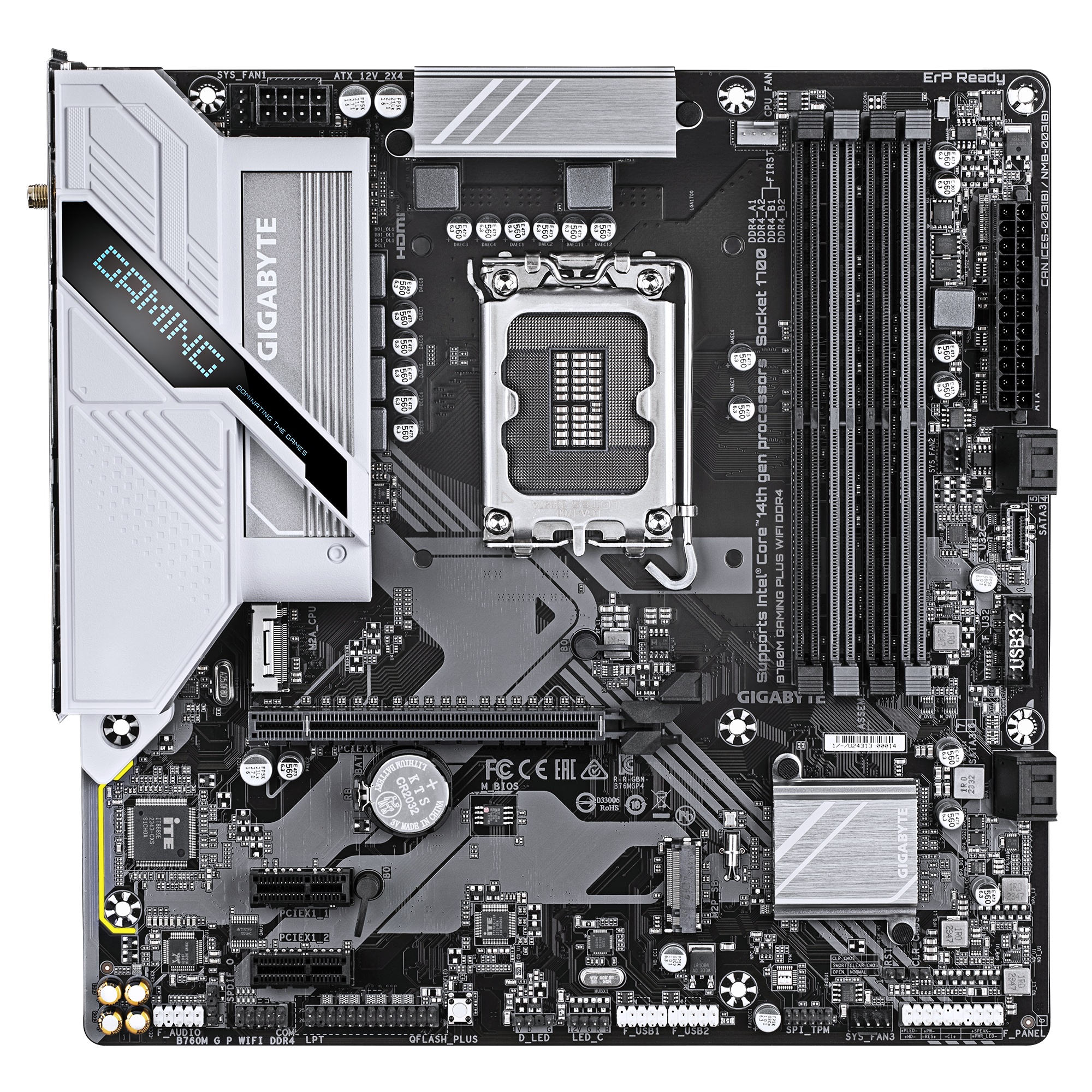 Материнська плата Gigabyte B760M GAMING PLUS WIFI DDR4