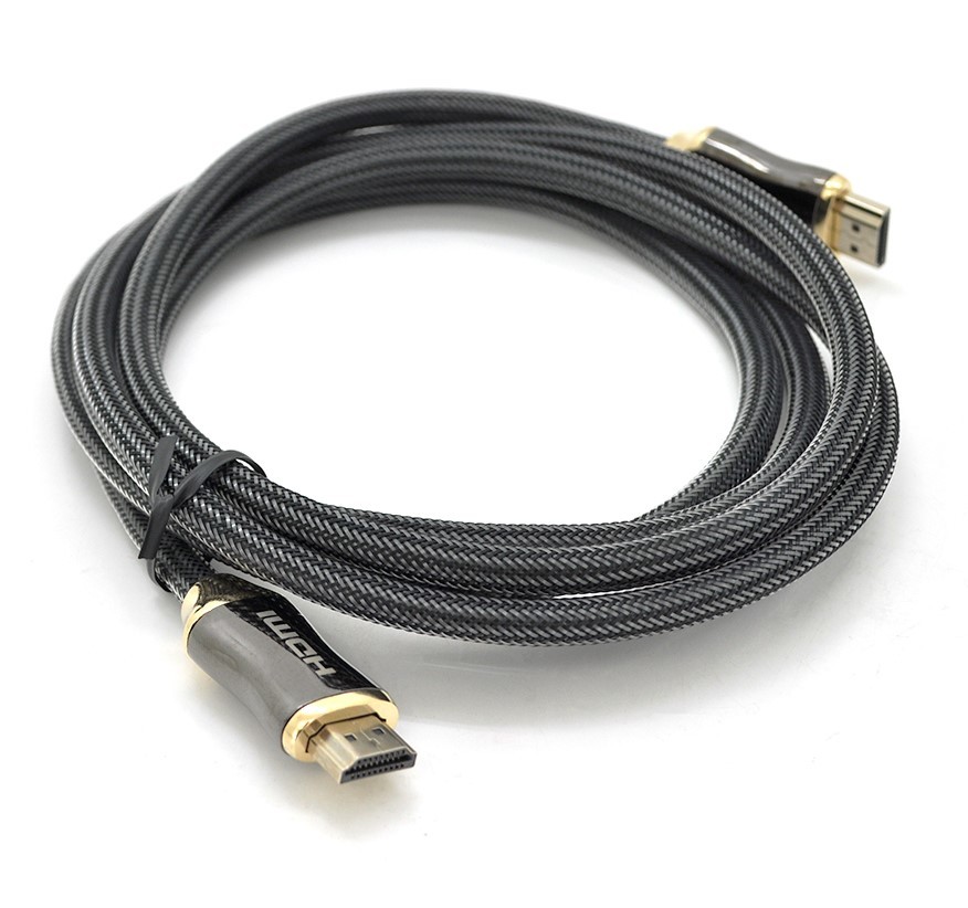 Відео-кабель VEGGIEG HDMI(тато)HDMI(тато), 1m 4K ARC v2.0, HX-1 OD-7.0mm, в оплетке