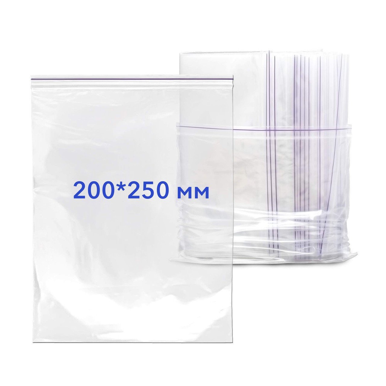 Харчова упаковка Proinstal Zip-Lock Transparent з замком (100шт) 200*250mm