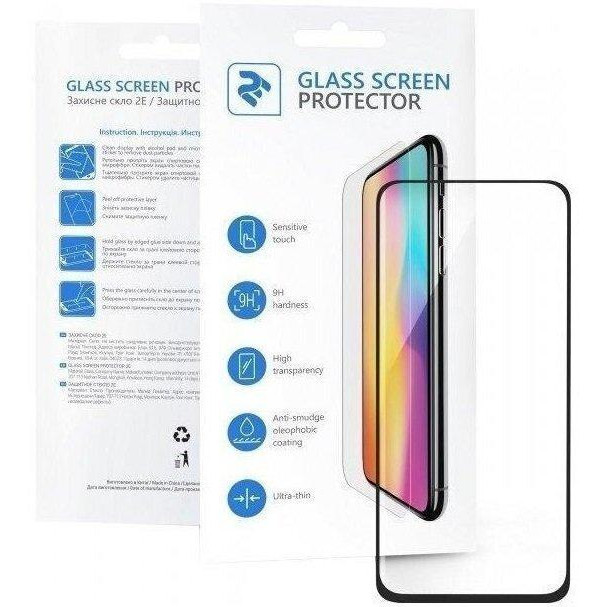 Захисне скло 2E 2.5D FCFG для Apple iPhone 13/13 Pro Black 2E - купити в Україні