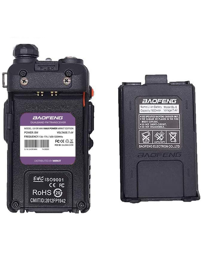 Рація Baofeng UV-5R MK4 Black