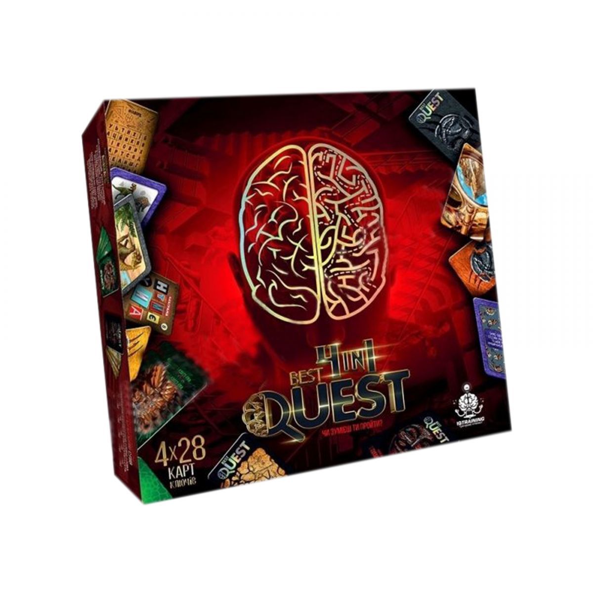 Карткова гра Danko Toys BQ-02-01U BEST QUEST 4 в 1 укр Danko Toys - купити в Україні