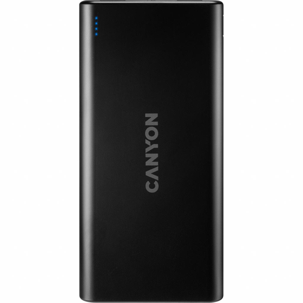 Зовнішній портативний акумулятор Canyon PB-106 10000mAh Black 10W (CNE-CPB1006B)