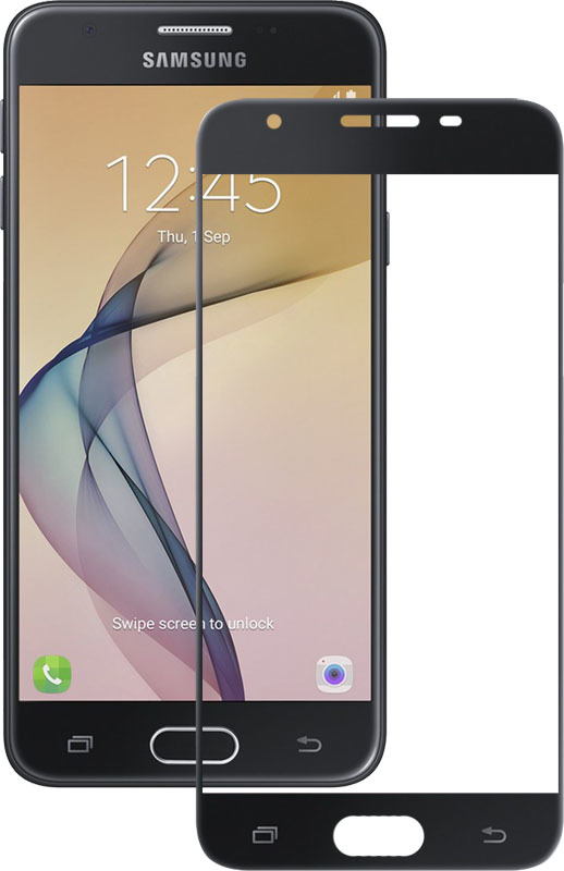 Захисне скло Mocolo 2.5D Full Cover Tempered Glass для Samsung Galaxy G610 J7 Prime Black