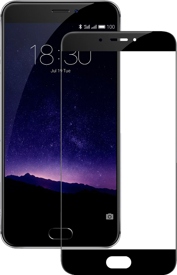 Захисне скло Mocolo 2.5D Full Cover Tempered Glass для Meizu MX6 Black