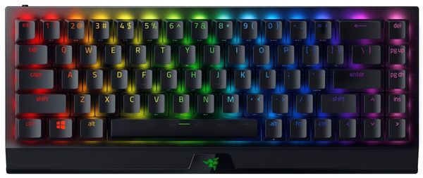 Клавіатура Razer Widow V3 Mini RZ03-03892000-R3M1 Black (HyperSpeed Green Phantom Ed. WL/BT/USB US RGB Black ігрова)