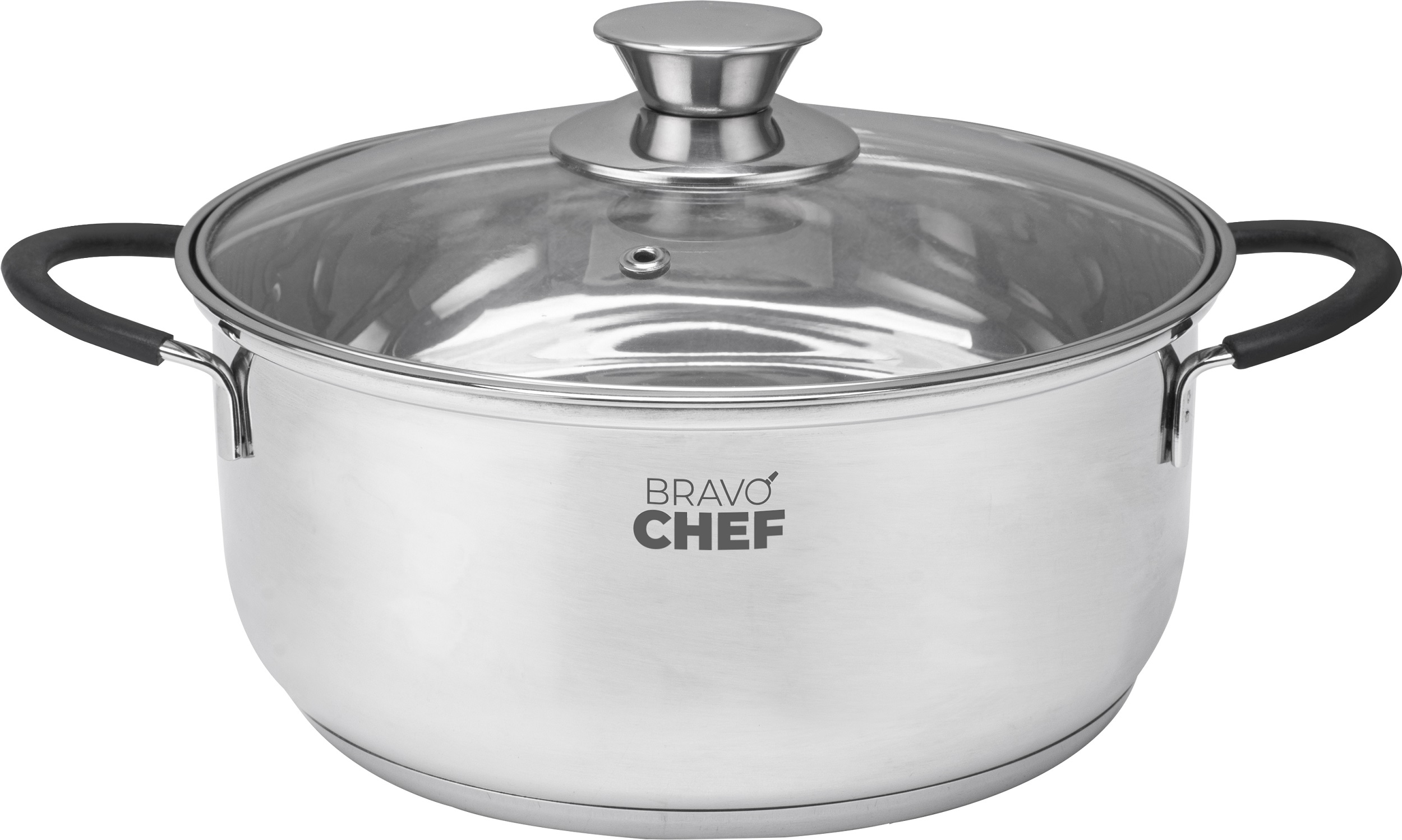 Каструля BRAVO CHEF Safran нерж 18 см (2.0 л) (BC-2014-18) BRAVO CHEF - купити в Україні