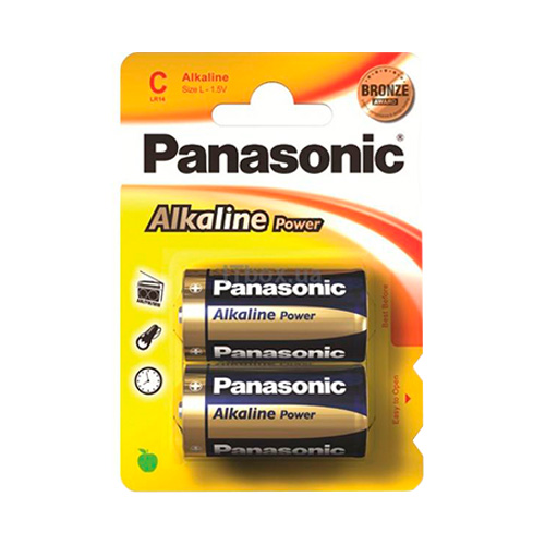 

Батарейка C/LR14 Panasonic Alkaline Power блістер (2шт, Alkaline Power
