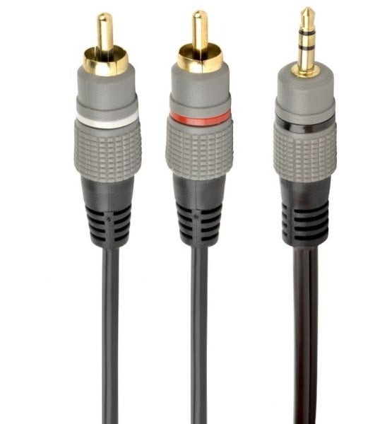 Аудіо-кабель VALUE S0663 mini-jack 3.5 (тато) 2хRCA (тато) 3m