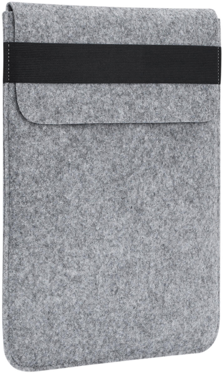 Чохол для ноутбука Gmakin GM16-14 Macbook Pro 14 Light Gray на гумці вертикальний