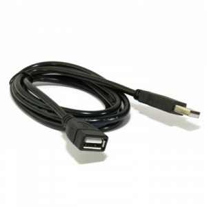 Дата-кабель Extradigital KBU1619 1.5m USB(тато) - USB(мама) Black Extradigital - купити в Україні