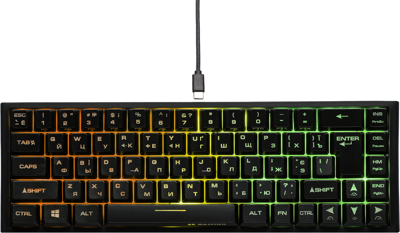 Клавіатура 2E KG360 Black RGB Wireless (ENG/UKR/RU) 2E - купити в Україні
