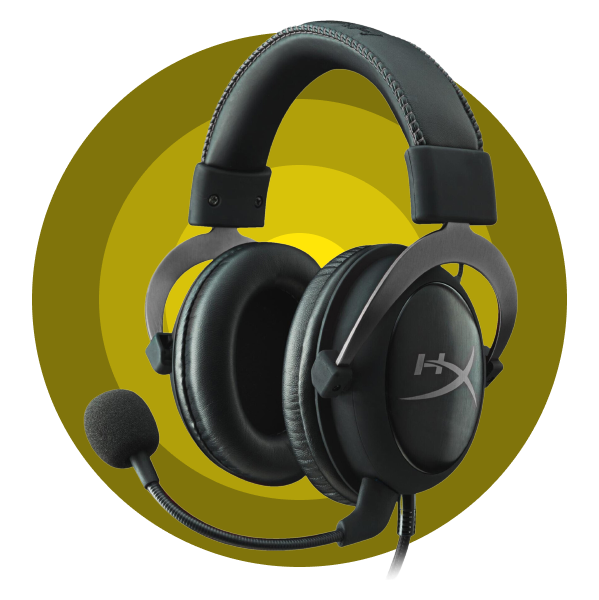 Накладные наушники HyperX Cloud II Black Red (KHX-HSCP-RD/4P5M0AA