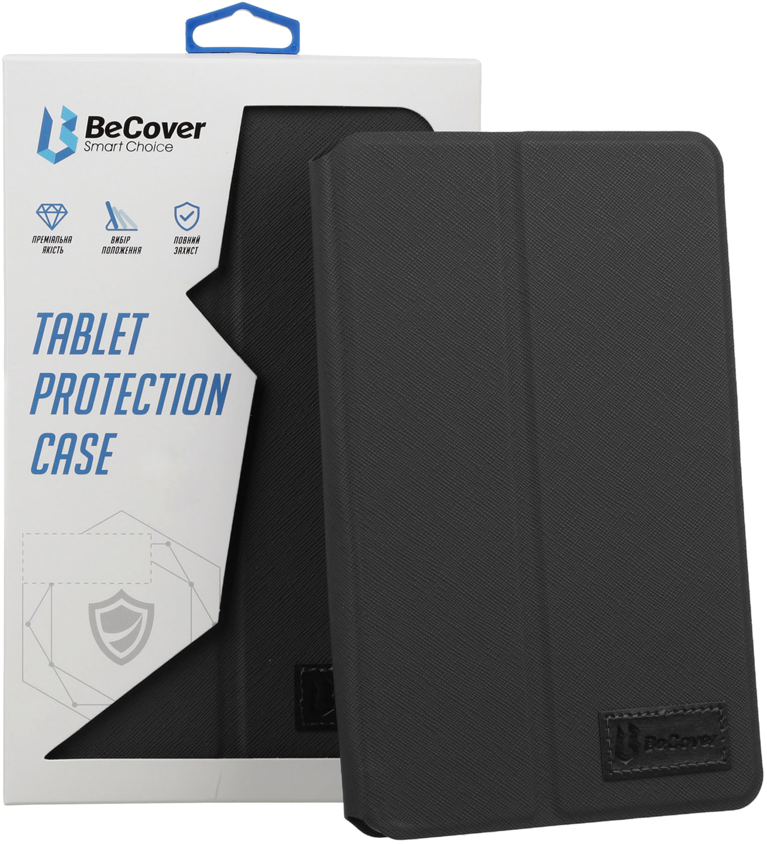 Чохол-книжка для планшета BeCover Premium Samsung Galaxy Tab S7 FE 12.4 SM-T735/S7 Plus/S8 Plus Black (BC_706711) BeCover - купити в Україні