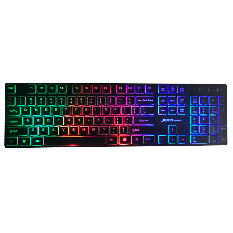 Клавіатура Jedel K510 Black (K510) RGB (ENG/RU)
