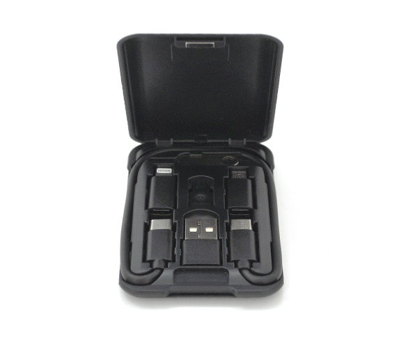 Дата-кабель iKAKU KUHE KSC-325 1m USB(тато) - Lightning/microUSB/USB Type C (тато) Black iKaku - купити в Україні