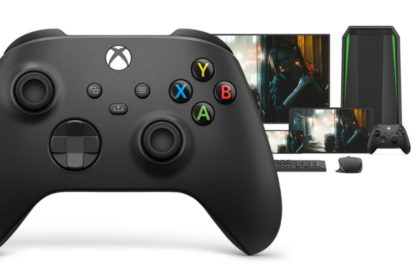 Геймпад Microsoft Xbox Series XS Controller + USB Cable Carbon