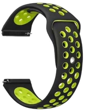 Набір ремінців для смарт-годинника BeCover Vents Style для Motorola Moto 360 2nd Gen. Mens Girl (BC_706532) Black White 4 кольори