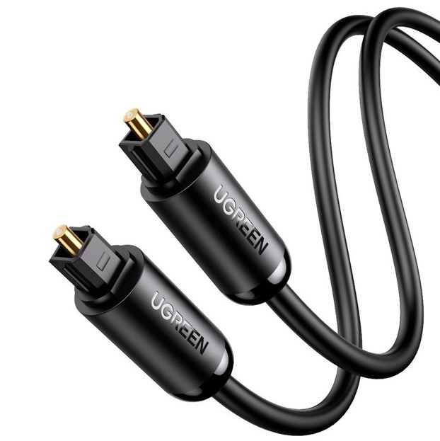 Аудіо-кабель Ugreen Toslink(тато)Toslink(тато), 3m Black