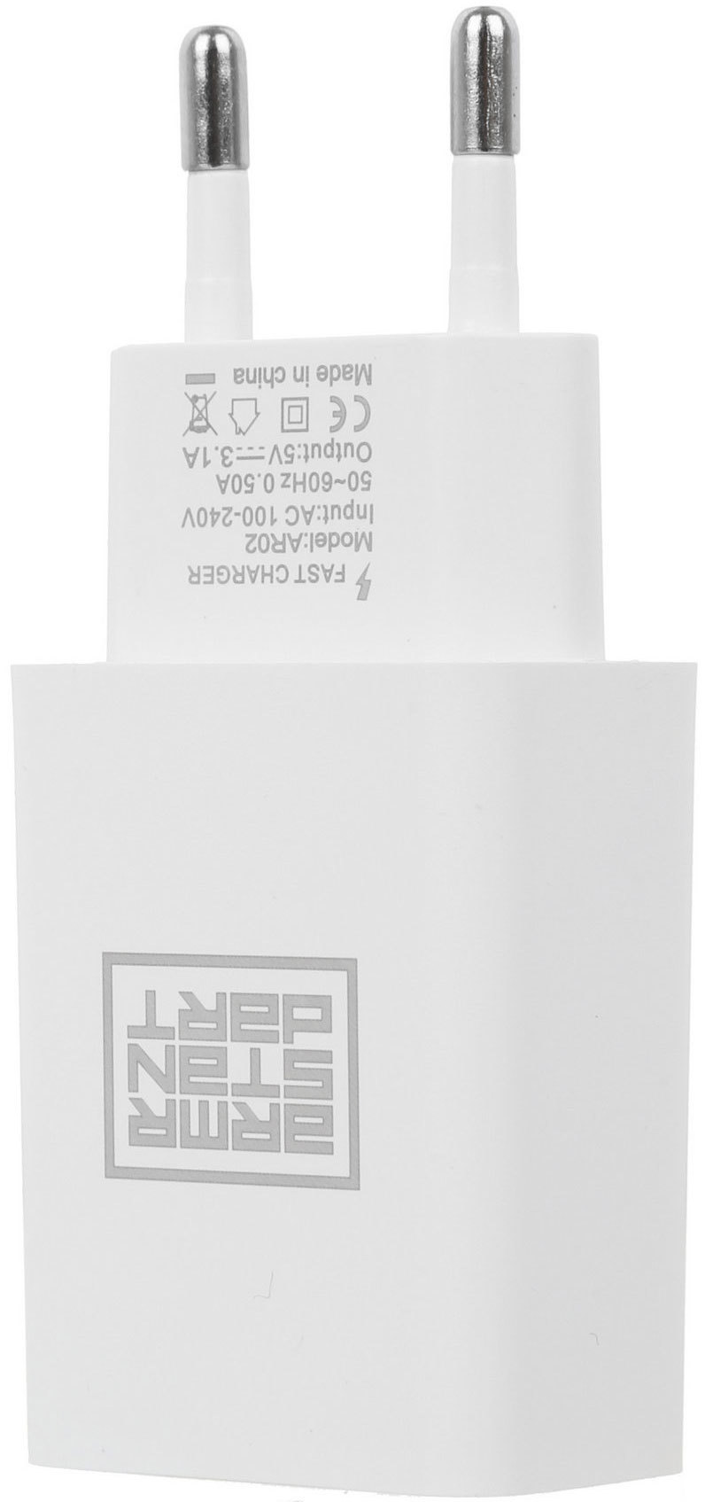 Адаптер живлення для телефона ArmorStandart AR02 White (ARM59714) 1xUSB 3.1 A