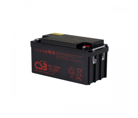 Акумулятор для ДБЖ CSB 12V 65Ah (GPL12650) 350х166х174мм Q1