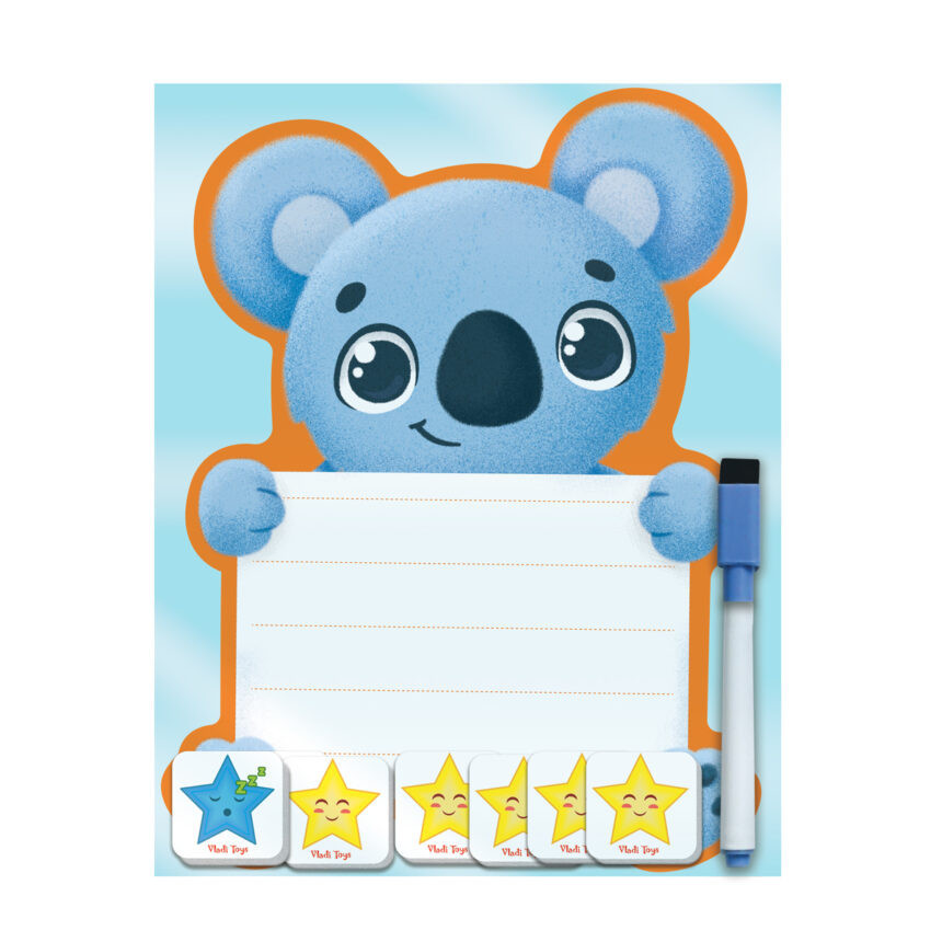 Магнітна дошка Vladi Toys Коала VT3601-23 з маркером