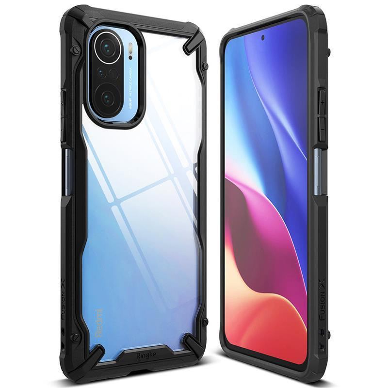 Чохол-накладка Ringke Fusion X для Xiaomi Redmi K40/K40 Pro/K40 Pro Plus/Poco F3 Black Ringke - купити в Україні