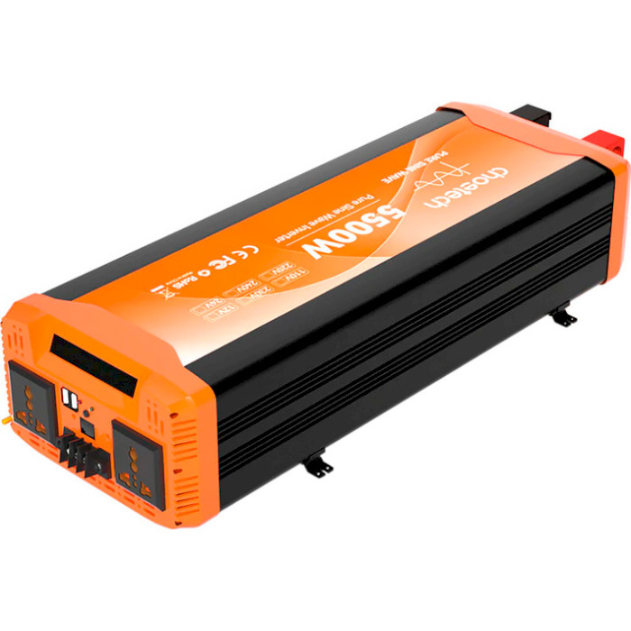 Інвертор напруги Choetech CJ5000Q-V2 12V/220V 5500W (2500Вт)