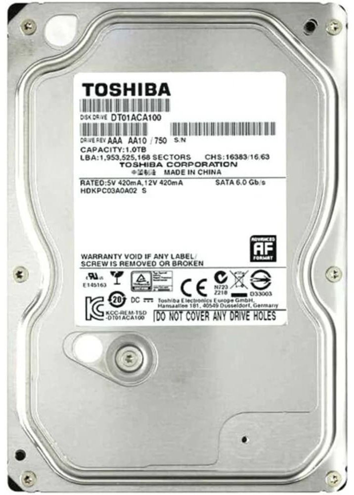Жорсткий диск внутрішній 1 TB Toshiba DT01ACA100
