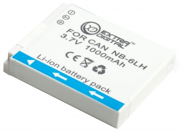 Акумулятор для фотоапарата Extradigital Canon NB-6LH White 1060mAh Extradigital - купити в Україні