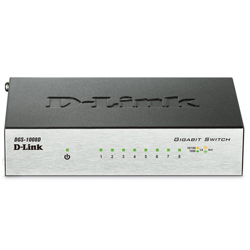 

Світч D-Link DGS-1008D 8 портів, DGS-1008D