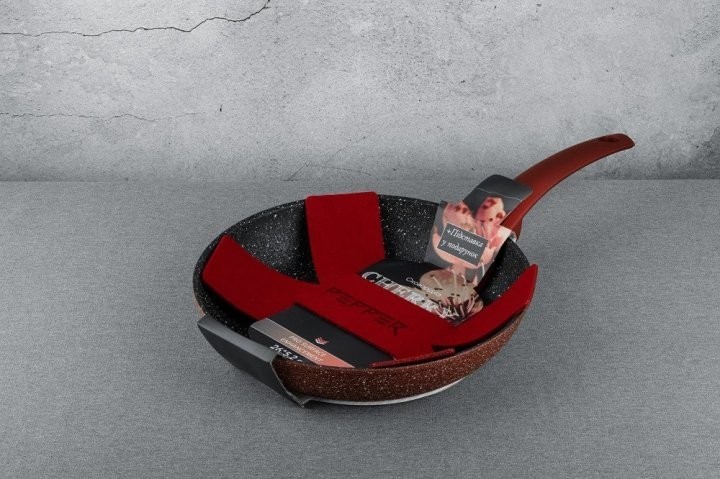 Сковорідка PEPPER CHERRY LAVA-STONE PR-2109-24 PEPPER - купити в Україні