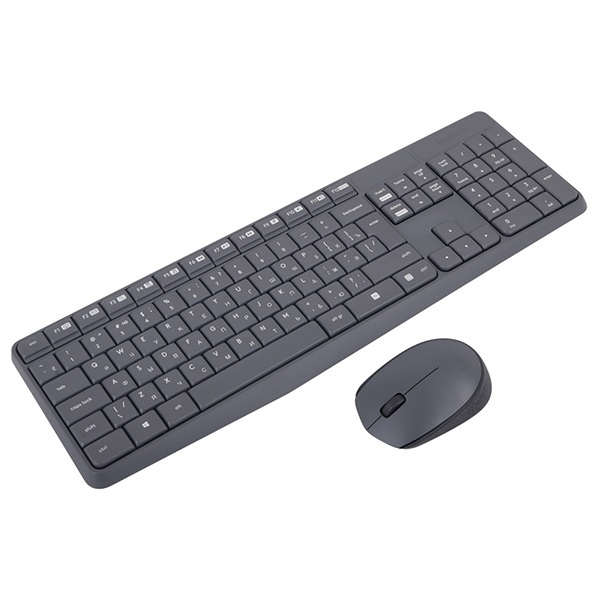 

Клавіатура безпровідна + мишка Logitech MK235 WL Ru Black, MK235 WL Ru