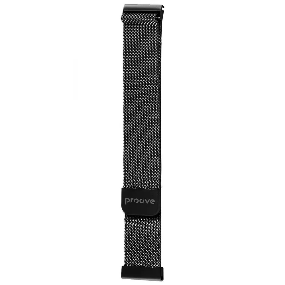 Ремінець для смарт-годинника Proove для Metal Loop 20 mm Black