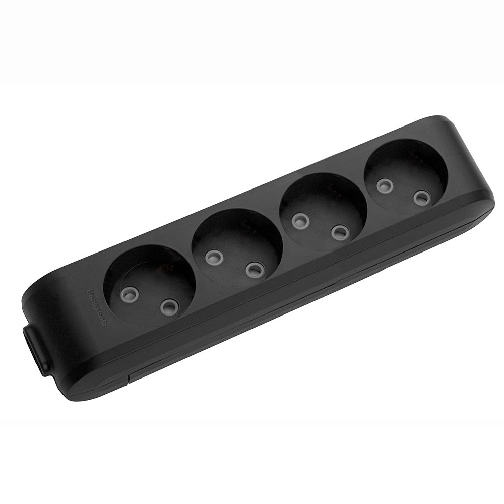 Колодка для мережевого фільтра Panasonic X-tendia WLTB02402BL-UA Black 4 гнізда Panasonic - купити в Україні