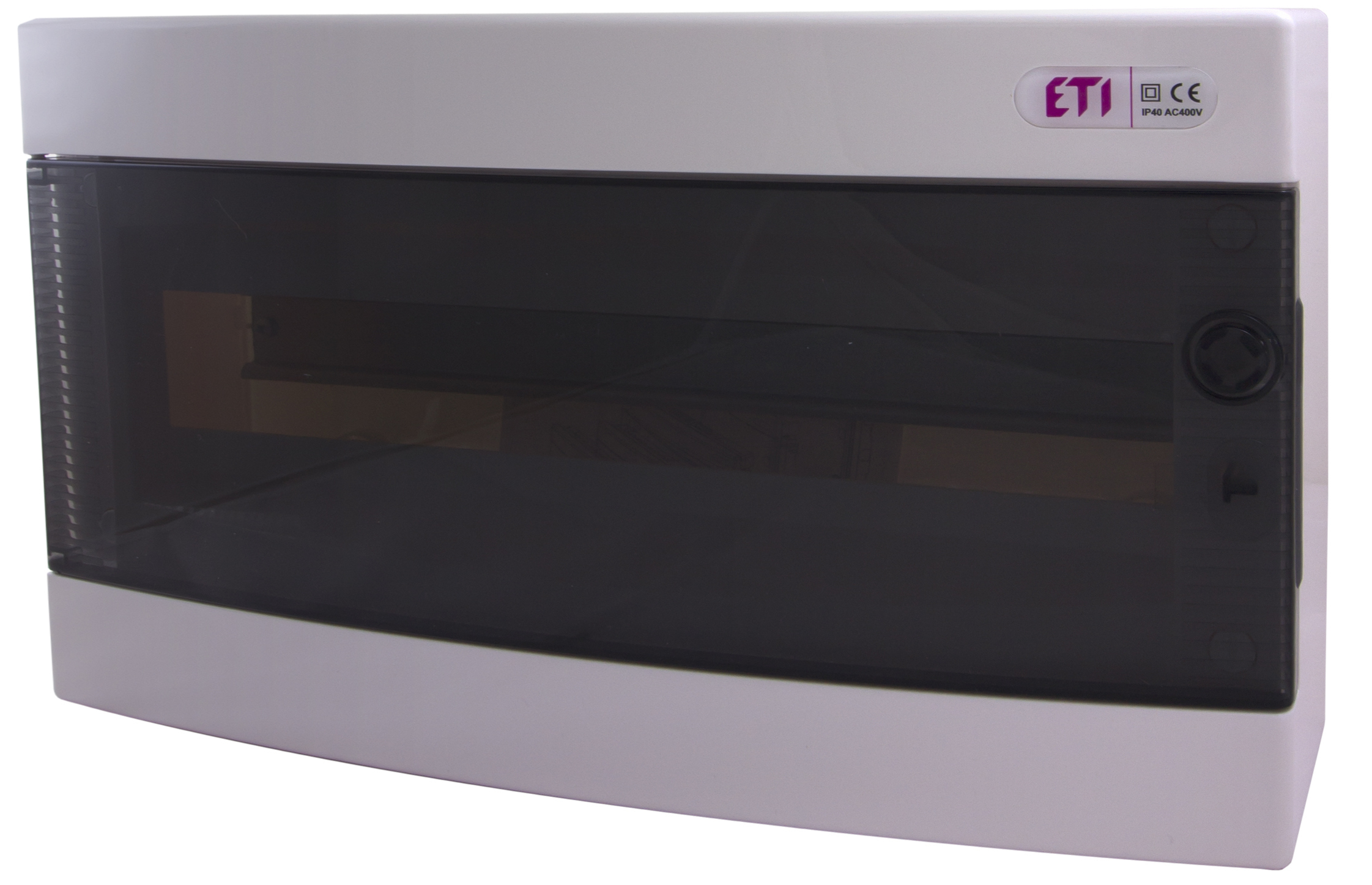 Пластиковий щит ETI зовн. розподільчий ECT 18PT (18мод.проз.двері)