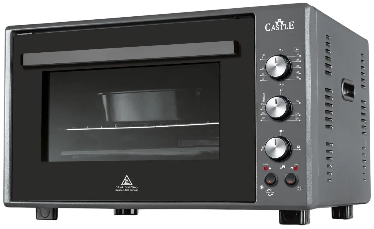 Електрична піч Castle CPE-40H Matte Black 1300W 40 л