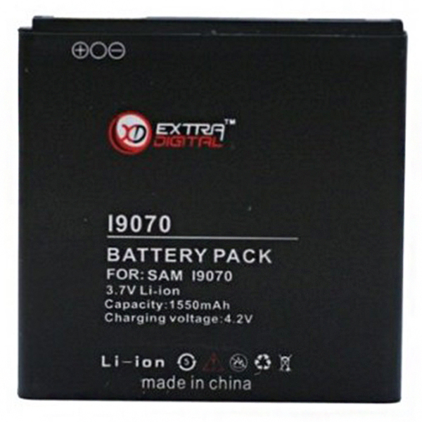 

Акумулятор Samsung i9070 Galaxy S Advance Extradigital 1550mAh, BMS6306