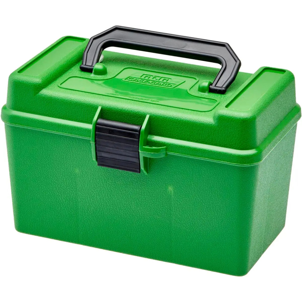Кейс MTM д/патрон. 223Rem .223 Rem (5.56/45) на 50шт Green (H50-RS-10)