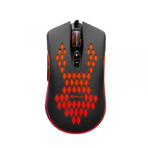 Мишка XTRIKE ME GM-222 Black USB, оптичне, RGB підсвічування, 7 кнопок