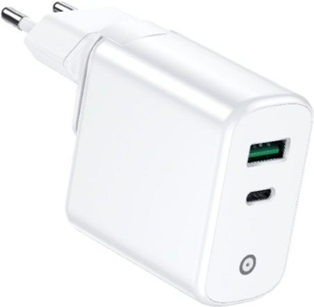 Адаптер живлення для телефона Infinix XC02 USB + PD 65W White (072280)