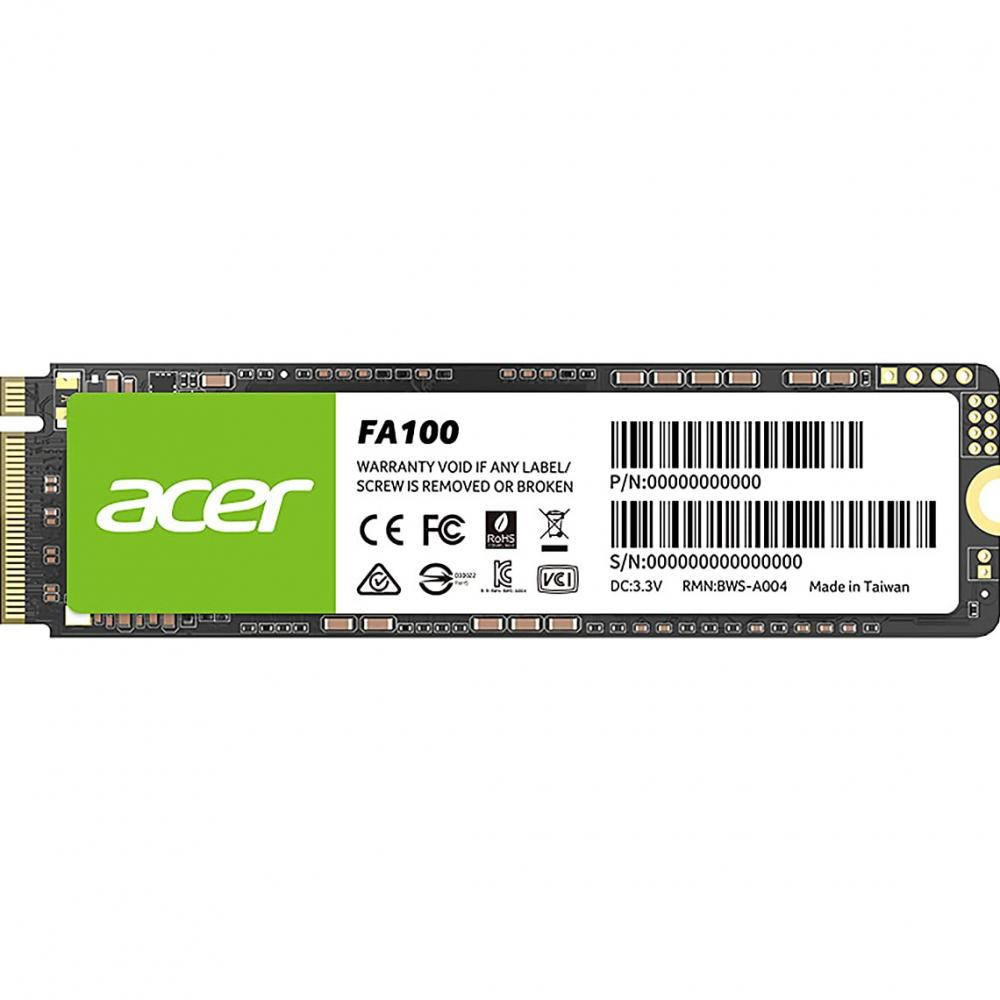 Внутрішній SSD диск Acer FA100 M.2 256Gb, (BL.9BWWA.118)