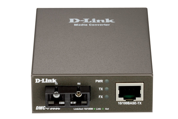 Медіаконвертер D-Link DMC-F30SC 1x100BaseLX, SM 30km, SC