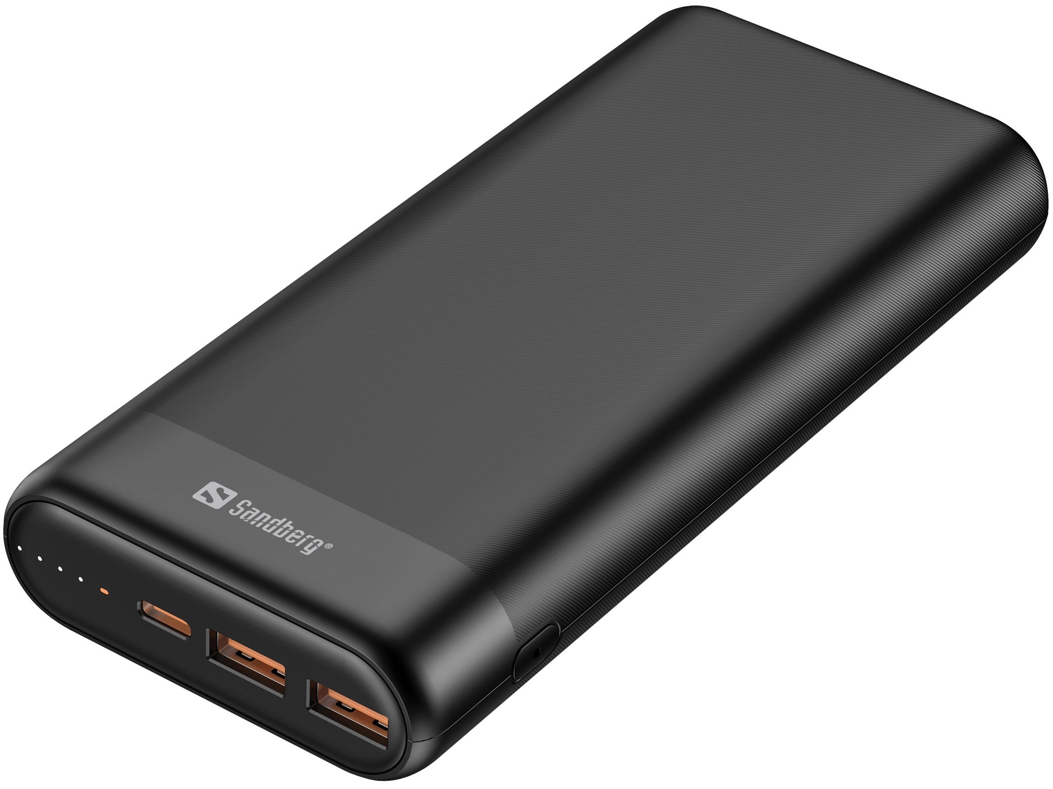 Додатковий акумулятор Sandberg PD65W 20000 mAh Black 3A QC3.0 USB, 2xType-C Out