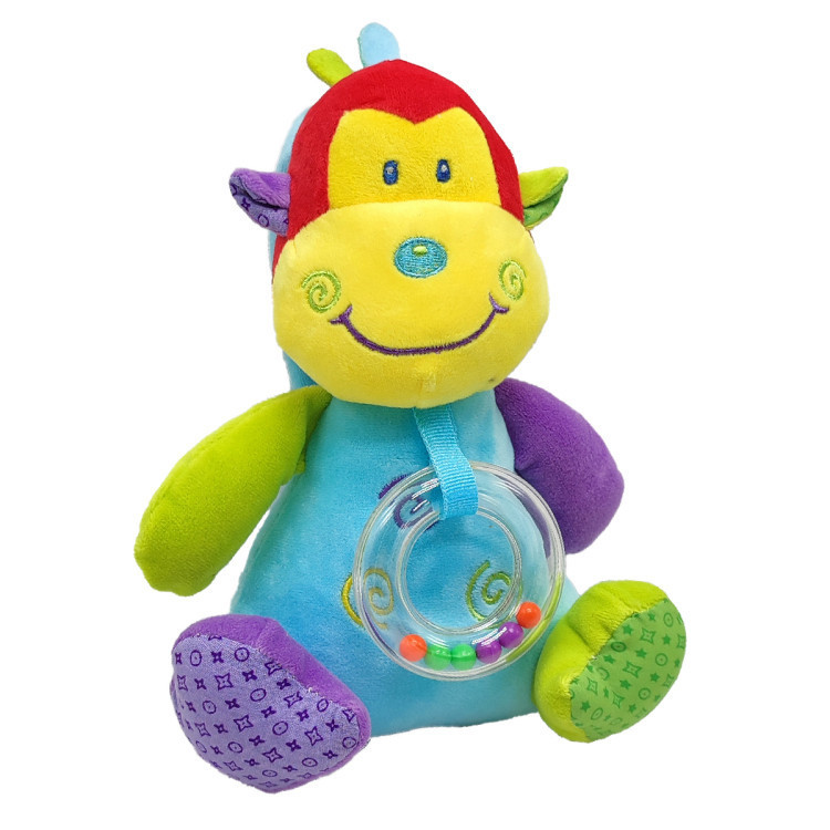 Брязкальце Bambi C20560-2 мяка іграшка з музичним механізмом Мавпа Bambi - купити в Україні