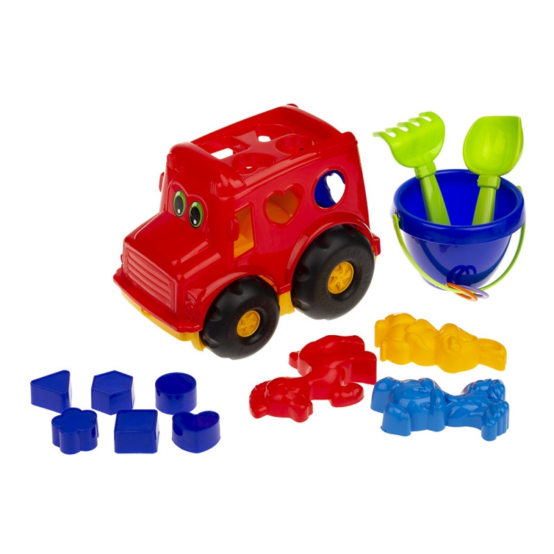 Сортер Colorplast 0268 Red Бусик №3