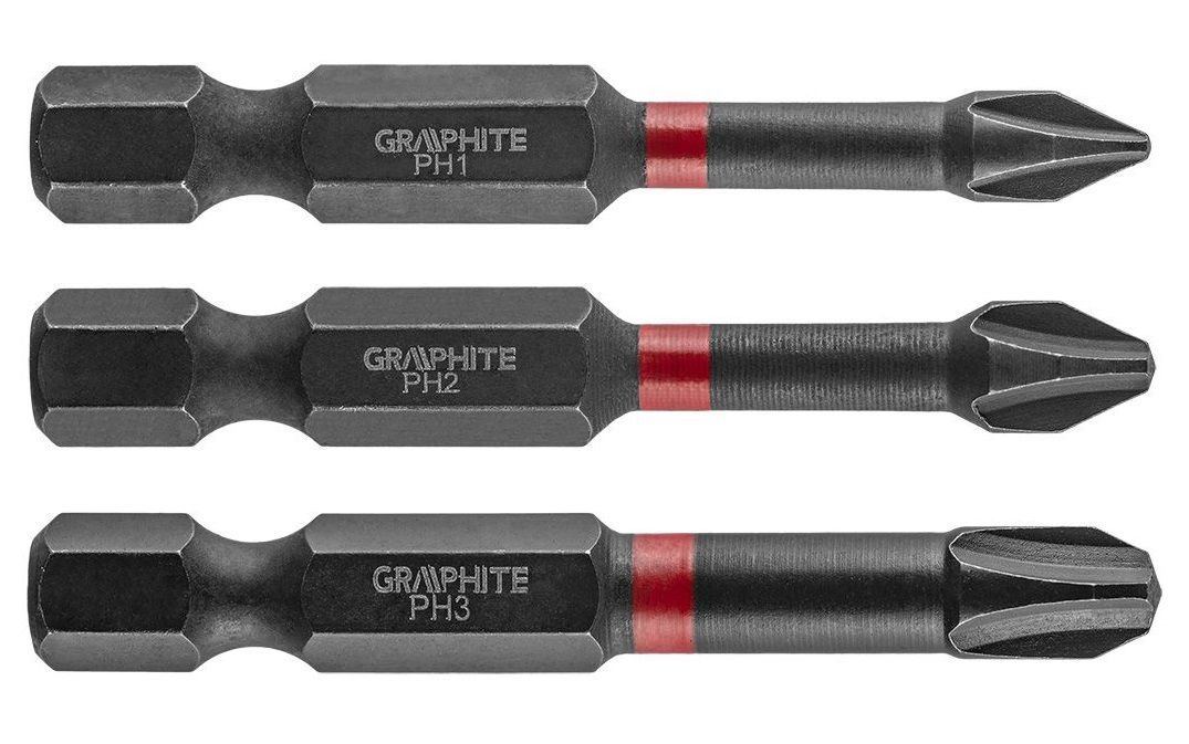 Набір біт GRAPHITE 56H543 Black GRAPHITE - купити в Україні