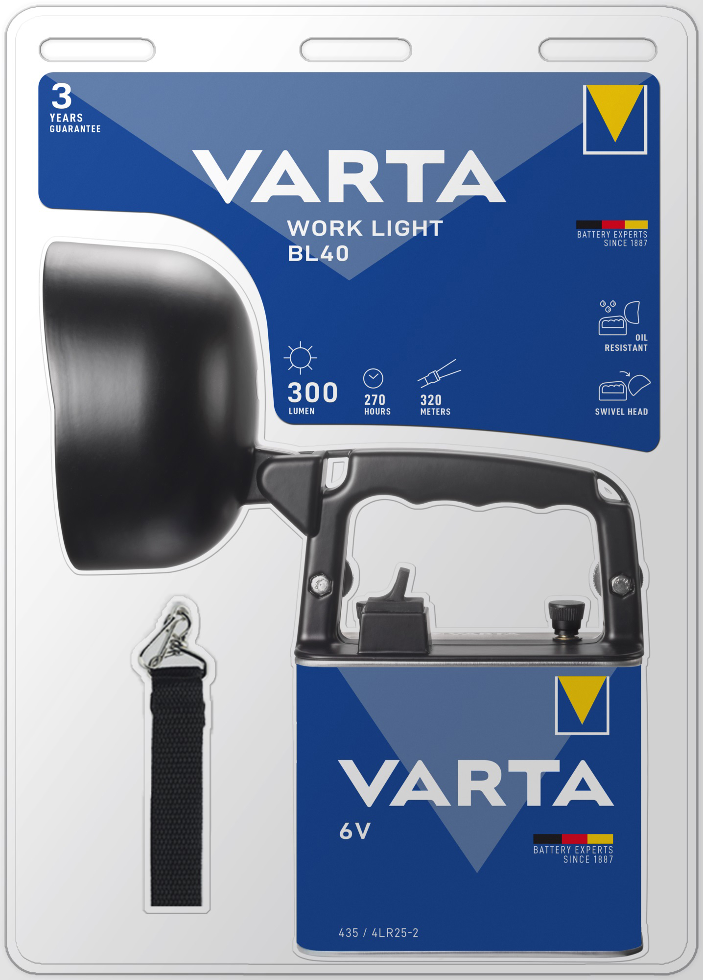 Ліхтар-лампа Varta Work Flex BL40 (18660101421)