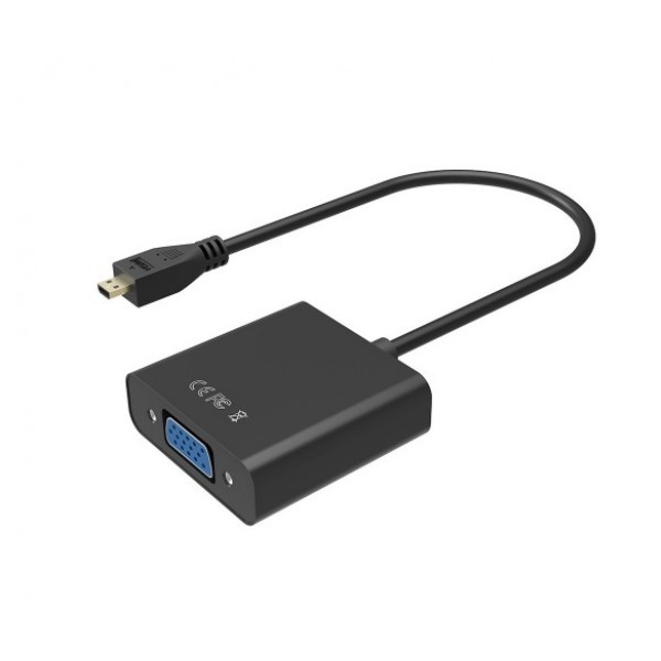 Перехідник Voltronic YT-C-MCHDMI(M)/VGA(F)-B (16537) HDMI - VGA