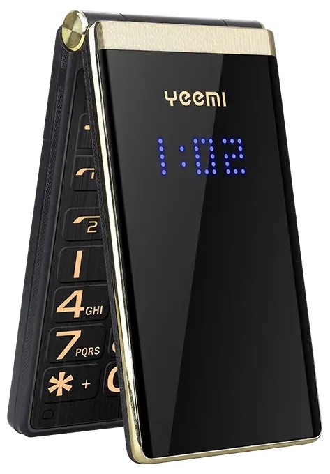 Кнопковий телефон Tkexun M2 Gold